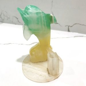 Onyx Dolphin Sculpture - Paperweight/Pencil Hold